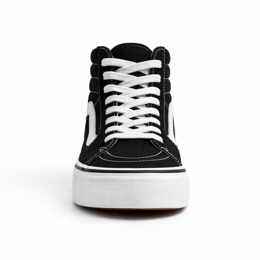 Zapatilla con Caña Urbana Juvenil Negro DD29