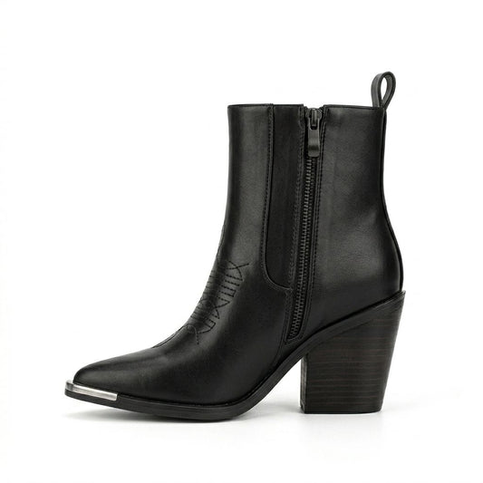 Botas Texanas Moderno Mujer Eco Cuero 26-28T