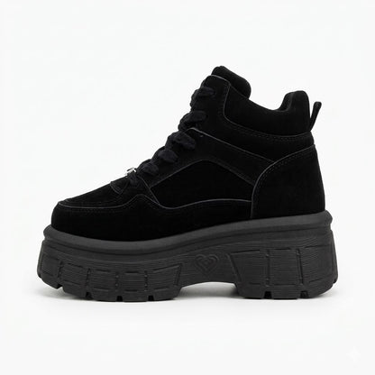 Zapatilla Urbana Plataforma Mujer Negro 297-14