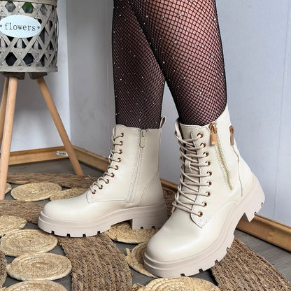 Bota para Uso Diario Mujer Beige 22-20