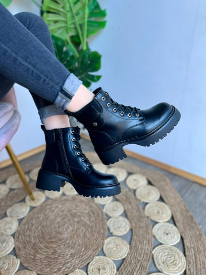 Botín Ecocuero para Mujer Negro 25-33