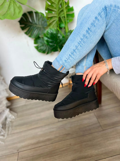 Bota Impermeable  Mujer Negro PG5210-1