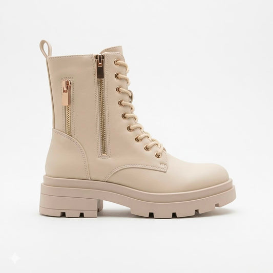 Bota para Uso Diario Mujer Beige 22-20