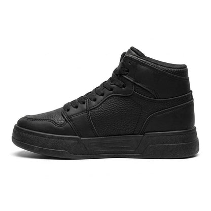 Zapatillas Negras Urbanas Escolar Caña Unisex M63