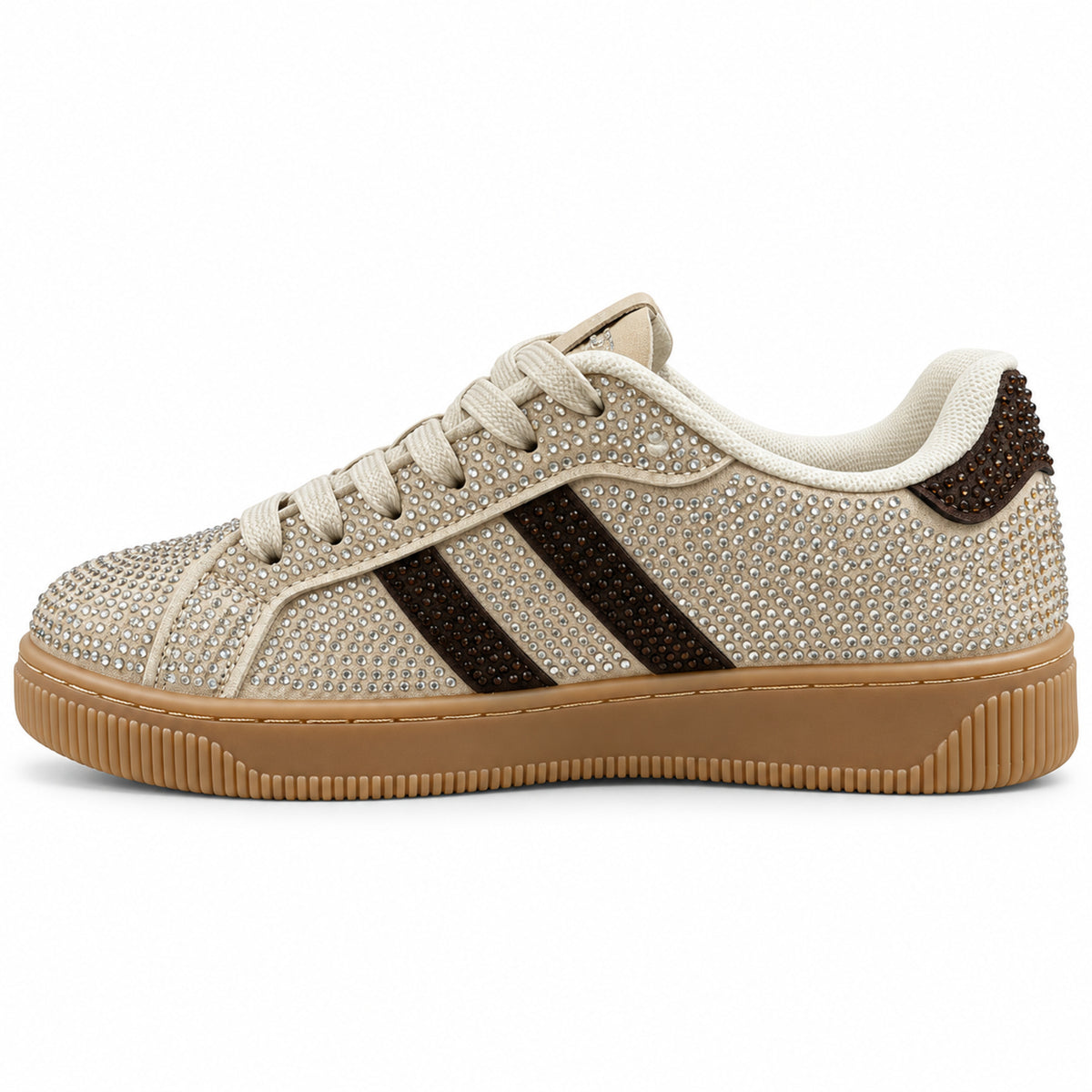 Zapatilla Beige Mujer Ecocuero Lumi GB810