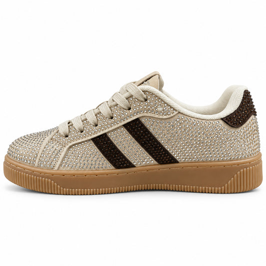 Zapatilla Beige Mujer Ecocuero Lumi GB810