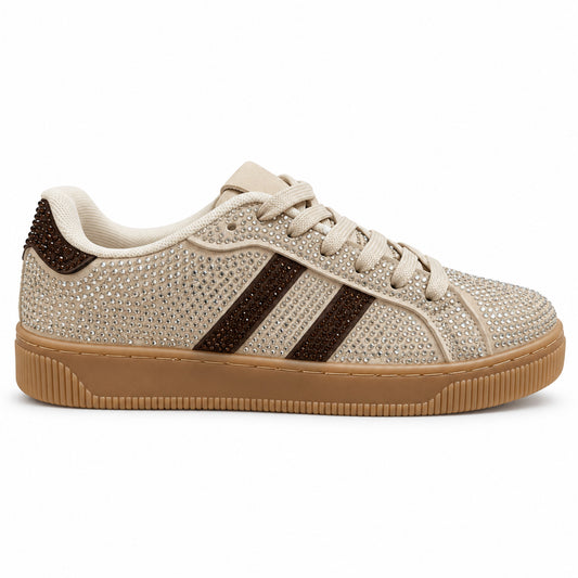 Zapatilla Beige Mujer Ecocuero Lumi GB810