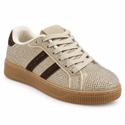 Zapatilla Beige Mujer Ecocuero Lumi GB810