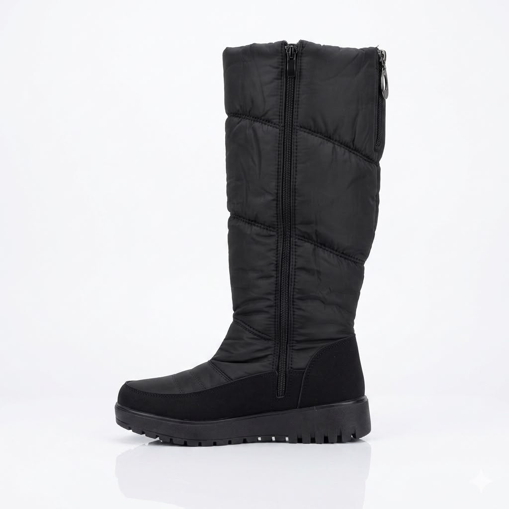 Bota Larga Impermeable Mujer Negro H558