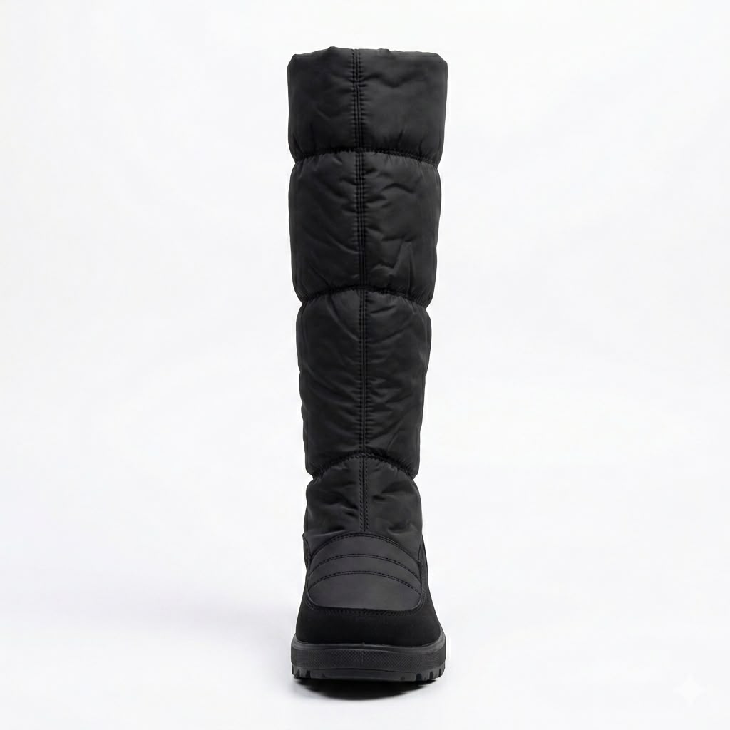 Bota Larga Impermeable Mujer Negro H558