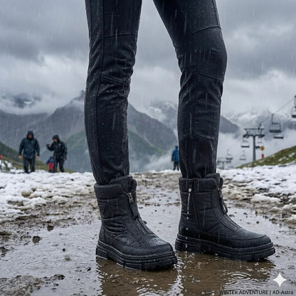 Bota Impermeable Negro  Mujer PG4616-1