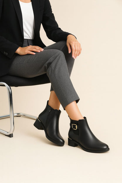 Botìn para Mujer Negro Oficina N13