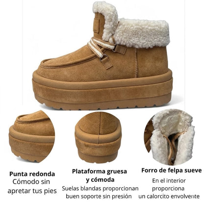 Bota Mujer Chiporro Pantubota Camel GB610